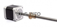 Шаговый двигатель 42HSL48-1204JA08-E146 (Tr8*4) - st-e.info - Киров