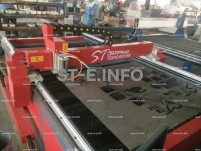 Портальный станок скоростной плазменной резки метала ST-1325UF - st-e.info - Киров