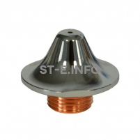 Сопло двойное хромированное 2,0 мм арт. 1572361-2.0 - st-e.info - Киров