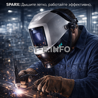 Маска сварщика Sparx с устройством подачи воздуха - st-e.info - Киров