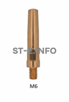 Наконечник М6*45*1,2 (для горелки qtb-500) Panasonic - st-e.info - Киров