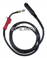 Сварочная горелка для полуавтомата QTB-500A длина кабеля 4 метра, евроадаптер - st-e.info - Киров