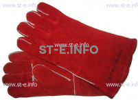 Перчатки-краги сварщика TETU 104 KEVLAR RED - st-e.info - Киров
