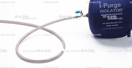 Односторонняя заглушка с трубкой и клапаном ISO 6" (152 mm)  - st-e.info - Киров