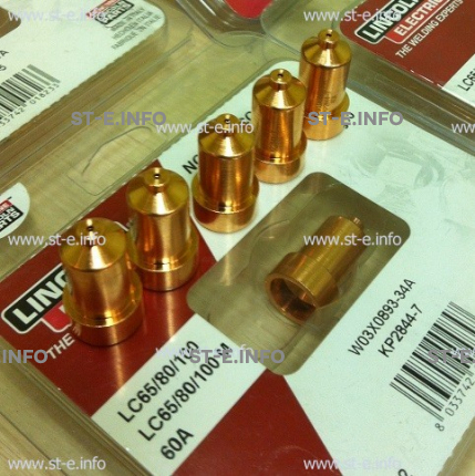 Сопло контактное для плазмотрона LC65/80/100 50A арт. W03X0893-33A - st-e.info - Киров