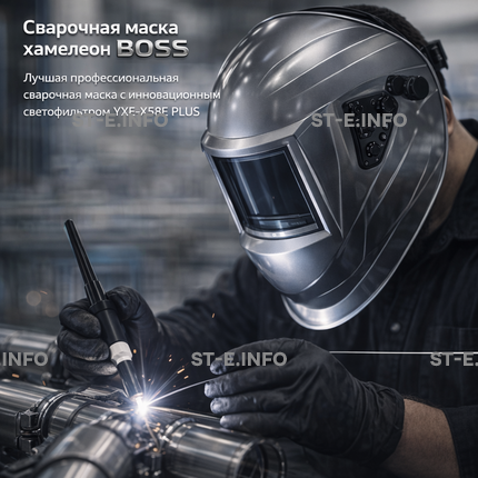 Сварочная маска хамелеон BOSS (YXE-X58E Plus) - st-e.info - Киров