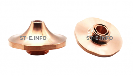 Сопло двойное для лазерной резки д.1,3мм арт. 120GJT7213 - st-e.info - Киров